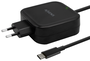 Aisens Cargador 65W USB-C PD3.0 QC3.0 Negro con Cable 1.2m