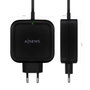 Aisens Cargador 65W USB-C PD3.0 QC3.0 Negro con Cable 1.2m