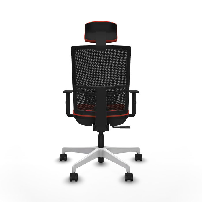 PIQUERAS Y CRESPO Silla de oficina Yunquera con mecanismo Sincro, Naranja oscuro y Negro PIQUERAS Y CRESPO Silla de oficina Yunquera con mecanismo Sincro, Naranja oscuro y Negro