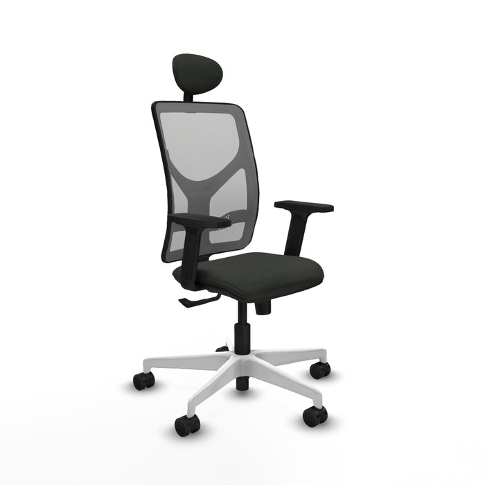 PIQUERAS Y CRESPO Silla de oficina Motilla con mecanismo Sincro, Malla Gris y Tela Negra PIQUERAS Y CRESPO Silla de oficina Motilla con mecanismo Sincro, Malla Gris y Tela Negra