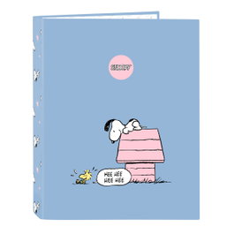 Safta Carpeta Snoopy de 4 Anillas Mixtas Folio