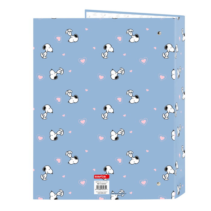 Carpeta de anillas Snoopy A4 26.5 x 33 x 4 cm