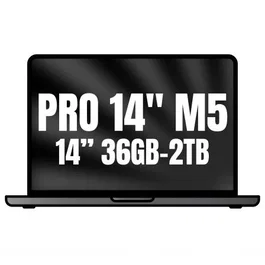 Apple MacBook Pro 14" con chip M5 Max, 18-Core CPU, 36 GB RAM, 2 TB SSD, 32-Core GPU - Negro Espacial (MGDU4Y/A)