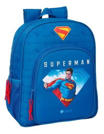 Safta Mochila Safta Junior Adaptable a Carrito Superman, Colección Superman, 38x32x12 cm