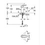 Grohe Mezclador de lavabo BauEdge Monomando Talla S