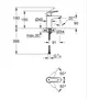 Grohe 4005176934278 Mezclador de lavabo Monomando BauEdge Talla S