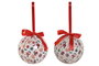 DKD Home Decor Set de 14 Bolas de Decoración Multicolor en PVC