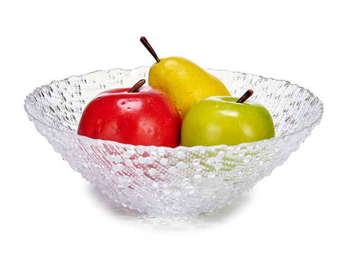 Vivalto Bowl Cristal Bits 25 cm Transparente (Set de 6)