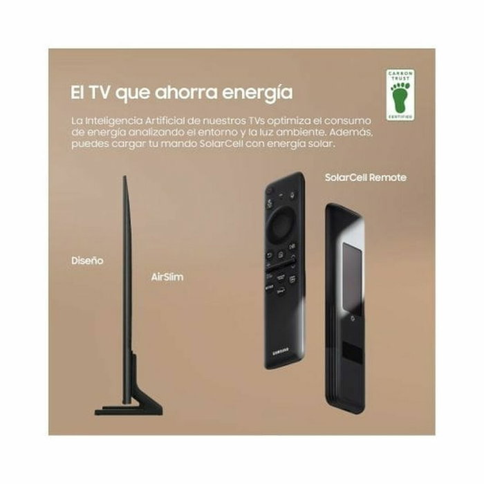 Samsung Q60D QE75Q60DAU Smart TV QLED 75 pulgadas 4K Ultra HD Titanio