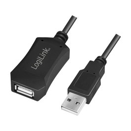 LogiLink Cable de Extensión USB 2.0 A - A (Macho a Hembra) de 5m