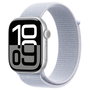 Apple Watch Series 10 GPS 46mm Silver Aluminium Case Blue Cloud Sport Loop - 64 GB OLED