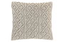 DKD Home Decor Cojín de Algodón Macramé Hecho a Mano Crudo 45x45 cm (Pack de 2)