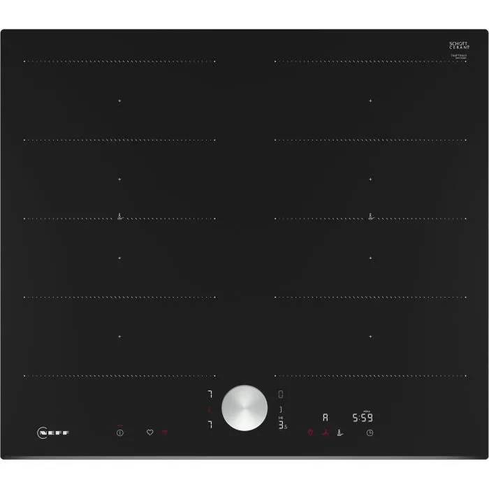 Neff Mesa de inducción T66FTX4L0, 4 quemadores, L59 x D52 cm
