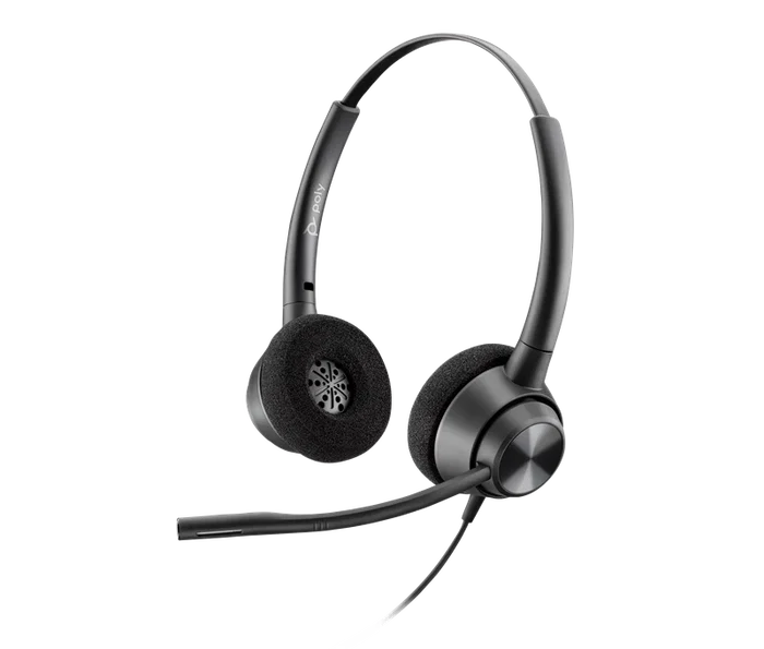 HP Poly EncorePro 320 Binaural con Quick Disconnect Negro HP Poly EncorePro 320 Binaural con Quick Disconnect Negro
