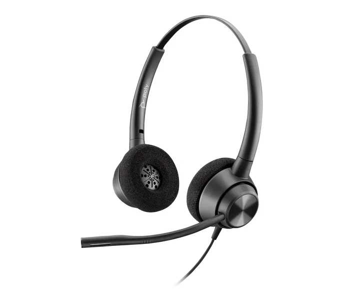 HP Poly EncorePro 320 Binaural con Quick Disconnect Negro HP Poly EncorePro 320 Binaural con Quick Disconnect Negro
