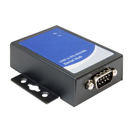 DeLOCK Adaptador USB 2.0 a Puerto Serie 1 x RS-422/485, 87585, Compatible con Windows y Linux, Negro