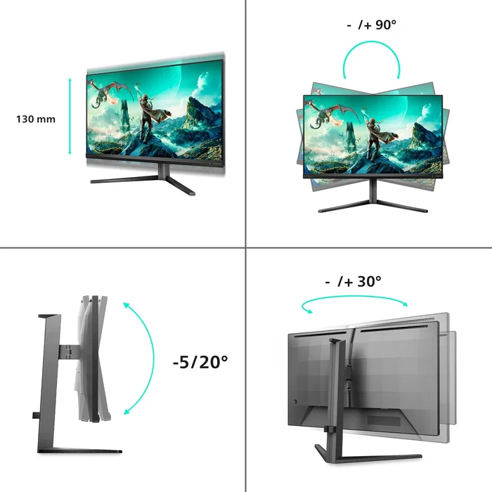Philips Evnia 27M2N3800A/00 Monitor Gaming 27 pulg 4K UHD 320 Hz Philips Evnia 27M2N3800A/00 Monitor Gaming 27 pulg 4K UHD 320 Hz