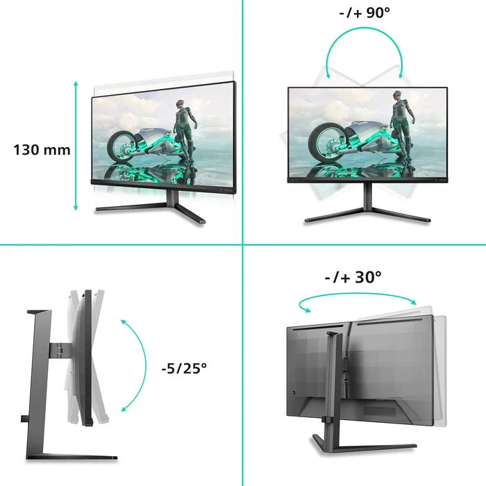 Philips Evnia 3000 27M2N3800A/00 Monitor Gaming 27" IPS 4K Ultra HD (3840x2160) 320Hz 1ms, Compatible NVIDIA G-Sync, DisplayHDR 400, Altavoces, Modo Dual, Gris Graphite Philips Evnia 3000 27M2N3800A/00 Monitor Gaming 27" IPS 4K Ultra HD (3840x2160) 320Hz 1ms, Compatible NVIDIA G-Sync, DisplayHDR 400, Altavoces, Modo Dual, Gris Graphite