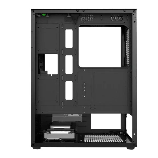 KeepOut XC-210 GLASS Caja PC Gaming ATX Negro, Cristal Templado, 4 Ventiladores ARGB 120mm, Compatible con Micro-ATX/ITX, USB 3.0, 305mm VGA