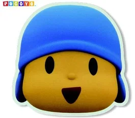 Pocoyo PCY-MP-HEAD-1 Alfombrilla para Ratón Negro, Azul, Amarillo