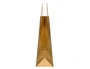 Q-connect Bolsa Papel Kraft Oro XS con Asa Retorcida 180x240x80 mm (Paquete 25 Unidades)