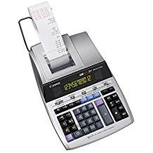 Canon MP1211-LTSC Calculadora de Impresión de 12 Dígitos con Funciones Financieras, Plata