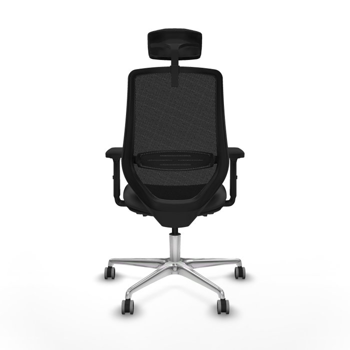PIQUERAS Y CRESPO Silla de oficina Mardos con mecanismo Sincro/Traslack Gris oscuro y Negro