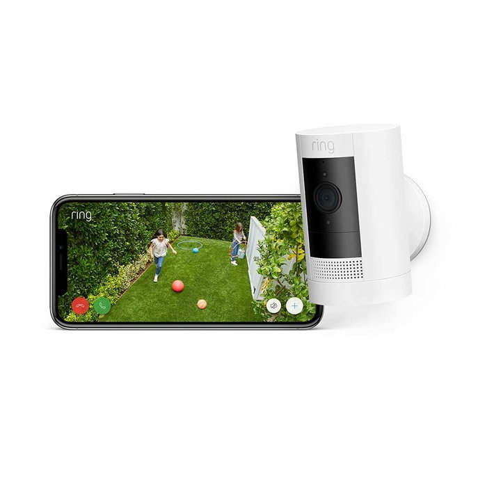 Ring Stick Up Cam Battery Blanca