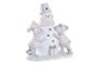DKD Home Decor Figura de Resina con LED Rosa