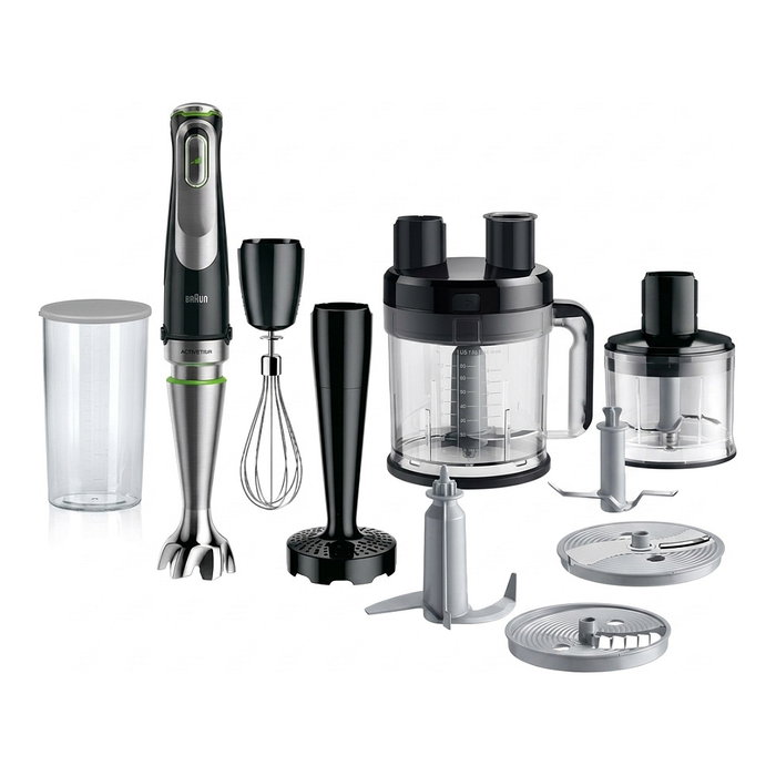 Braun MultiQuick 9 MQ 9187XLI de 1200 W, Negro/Acero inoxidable Braun MultiQuick 9 MQ 9187XLI de 1200 W, Negro/Acero inoxidable