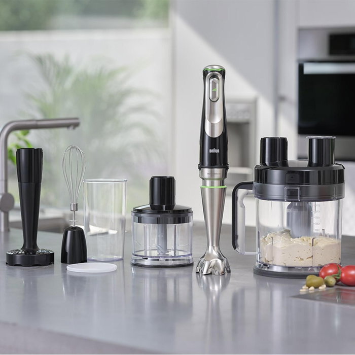 Braun MultiQuick 9 MQ 9187XLI de 1200 W, Negro/Acero inoxidable Braun MultiQuick 9 MQ 9187XLI de 1200 W, Negro/Acero inoxidable
