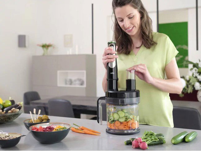 Braun MultiQuick 9 MQ 9187XLI de 1200 W, Negro/Acero inoxidable Braun MultiQuick 9 MQ 9187XLI de 1200 W, Negro/Acero inoxidable