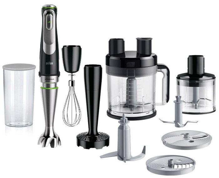 Braun MultiQuick 9 MQ 9187XLI de 1200 W, Negro/Acero inoxidable Braun MultiQuick 9 MQ 9187XLI de 1200 W, Negro/Acero inoxidable