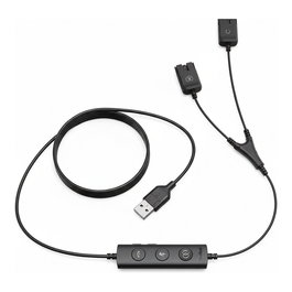Yealink Y-Kabel USB QD-Trainingskabel für YHS-Serie, Set de 10 Unidades, Color Negro
