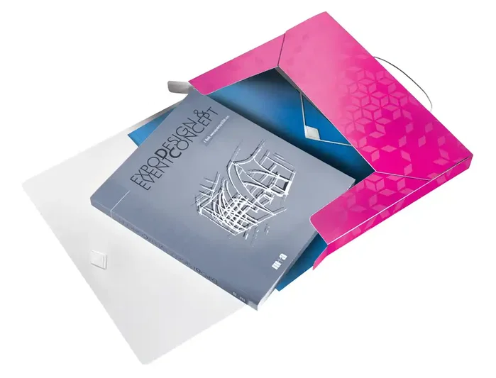 Leitz Carpeta Proyectos WOW Polipropileno Lomo 30 mm Din A4 Fucsia