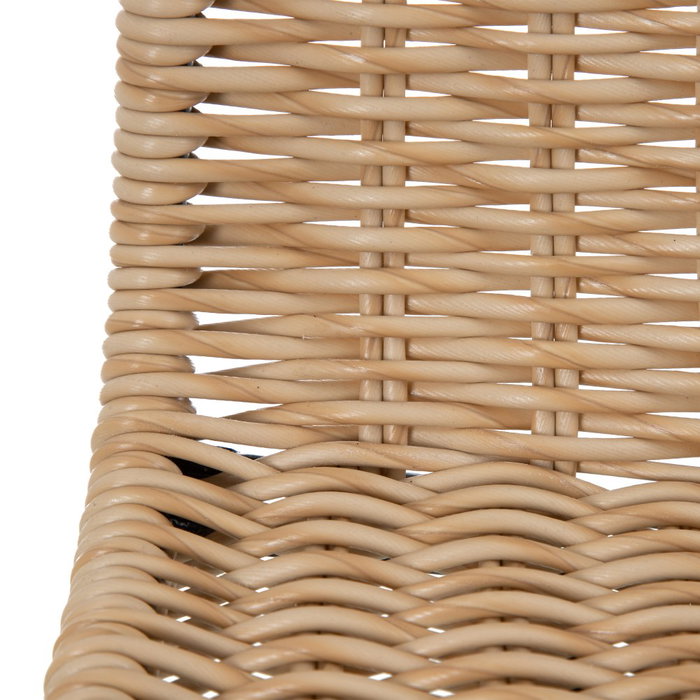 Taburete Natural-Negro Pp/Metal Salón 45 X 41 X 113 cm Taburete Natural-Negro Pp/Metal Salón 45 X 41 X 113 cm