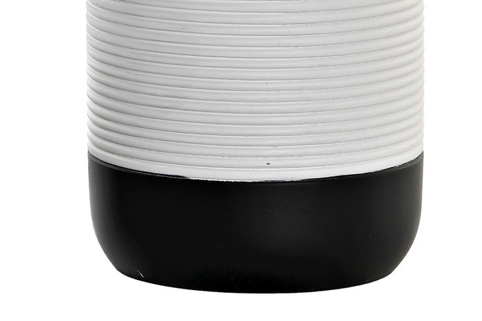 DKD Home Decor Vaso de Resina Blanco 8x8x10,5 cm