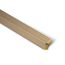 BRINOX Ángulo de pino con adhesivo PVC 25 x 25 mm 250 cm B6041-5X
