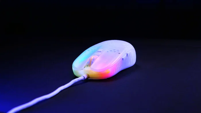 CHERRY XTRFY MZ1 Ratón Gaming Ambidextro Óptico 16000 DPI RGB Blanco Cable USB 1.8 m