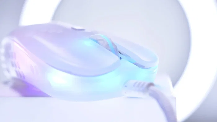 CHERRY XTRFY MZ1 Ratón Gaming Ambidextro Óptico 16000 DPI RGB Blanco Cable USB 1.8 m