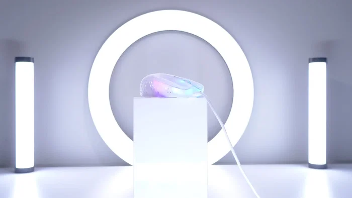 CHERRY XTRFY MZ1 Ratón Gaming Ambidextro Óptico 16000 DPI RGB Blanco Cable USB 1.8 m