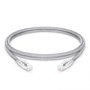 Gembird Cable de red Cat6a S/FTP Blanco 2m