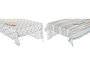 DKD Home Decor Mantel Casablanca 2022 Urban Set de 9 Azul Celeste Gris 250 x 150 cm