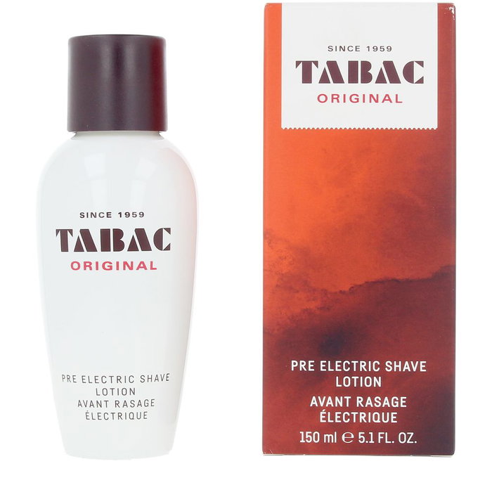 Tabac Original Pre-Shave Lotion para Afeitado Eléctrico 150 ml - Con Hamamelis, Fragancia Original Tabac Original Pre-Shave Lotion para Afeitado Eléctrico 150 ml - Con Hamamelis, Fragancia Original