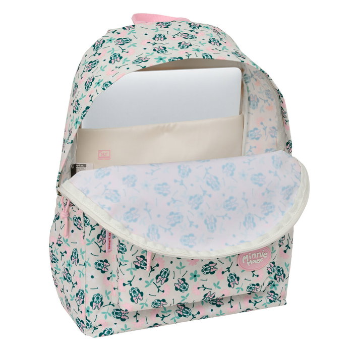 Mochila Escolar Minnie Mouse Minty Rosa 31 x 43 x 13 cm