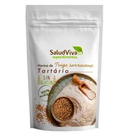 SALUD VIVA Harina De Trigo Sarraceno Tartario 250 Gr Sin Gluten Molida En Piedra