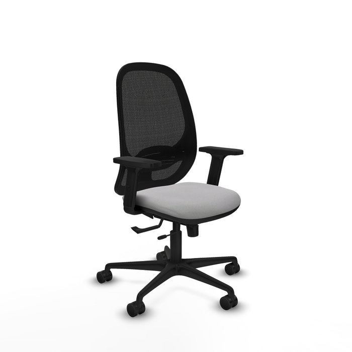 PIQUERAS Y CRESPO Silla de oficina Cilanco con mecanismo Sincro/Traslack, Gris claro y Negro PIQUERAS Y CRESPO Silla de oficina Cilanco con mecanismo Sincro/Traslack, Gris claro y Negro