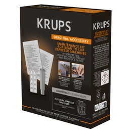 Krups XS 5300 Kit de limpieza y mantenimiento para máquina de espresso con molinillo