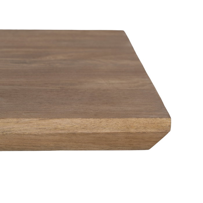 Mesa Centro Natural Madera-Hierro Salón 150 X 70 X 43 cm