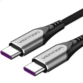 Vention TAEHG Cable USB-C Macho a USB-C Macho 100W 480Mbps 1.5m Gris